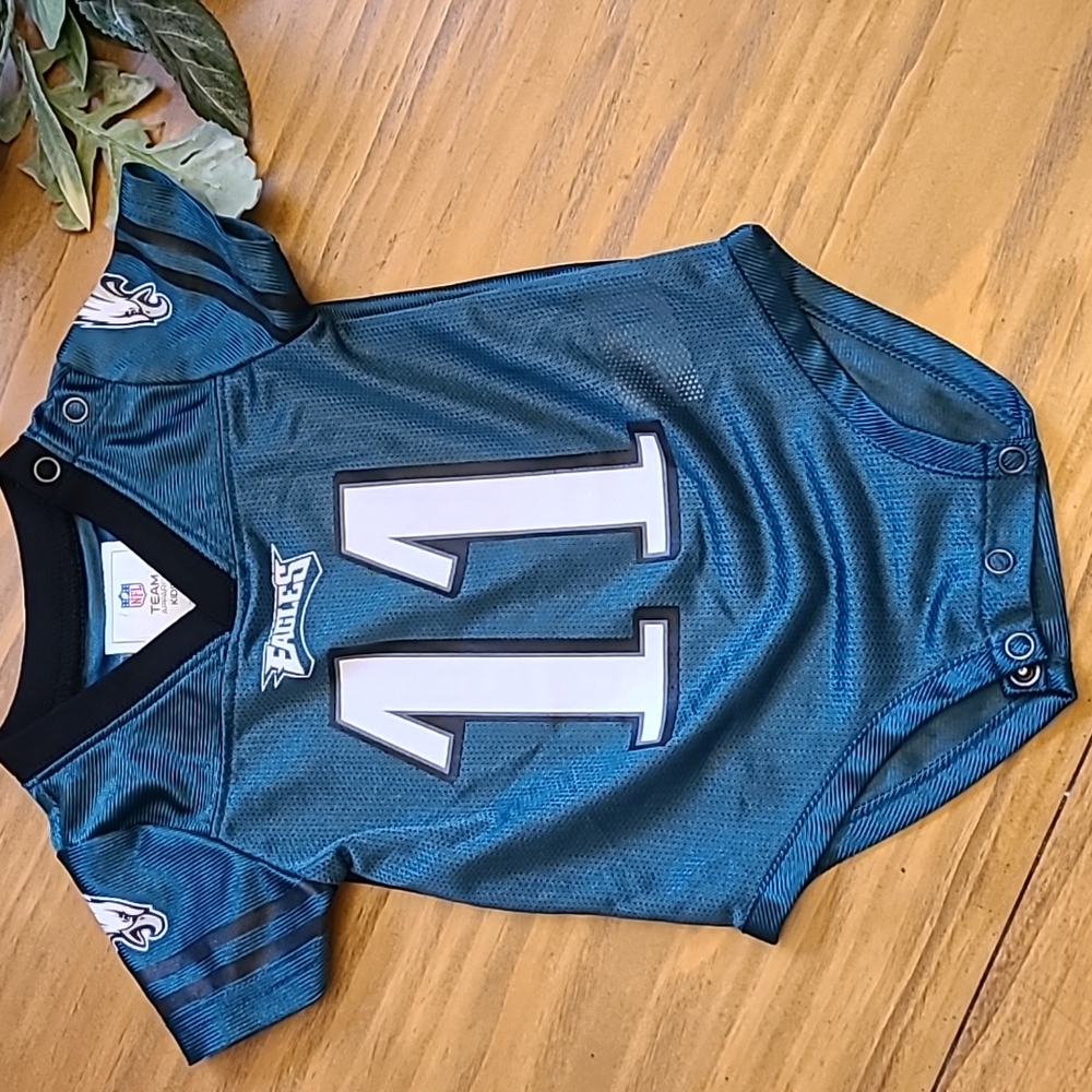 Philadelphia Eagles Infant Jersey Onsie 3/6 Months